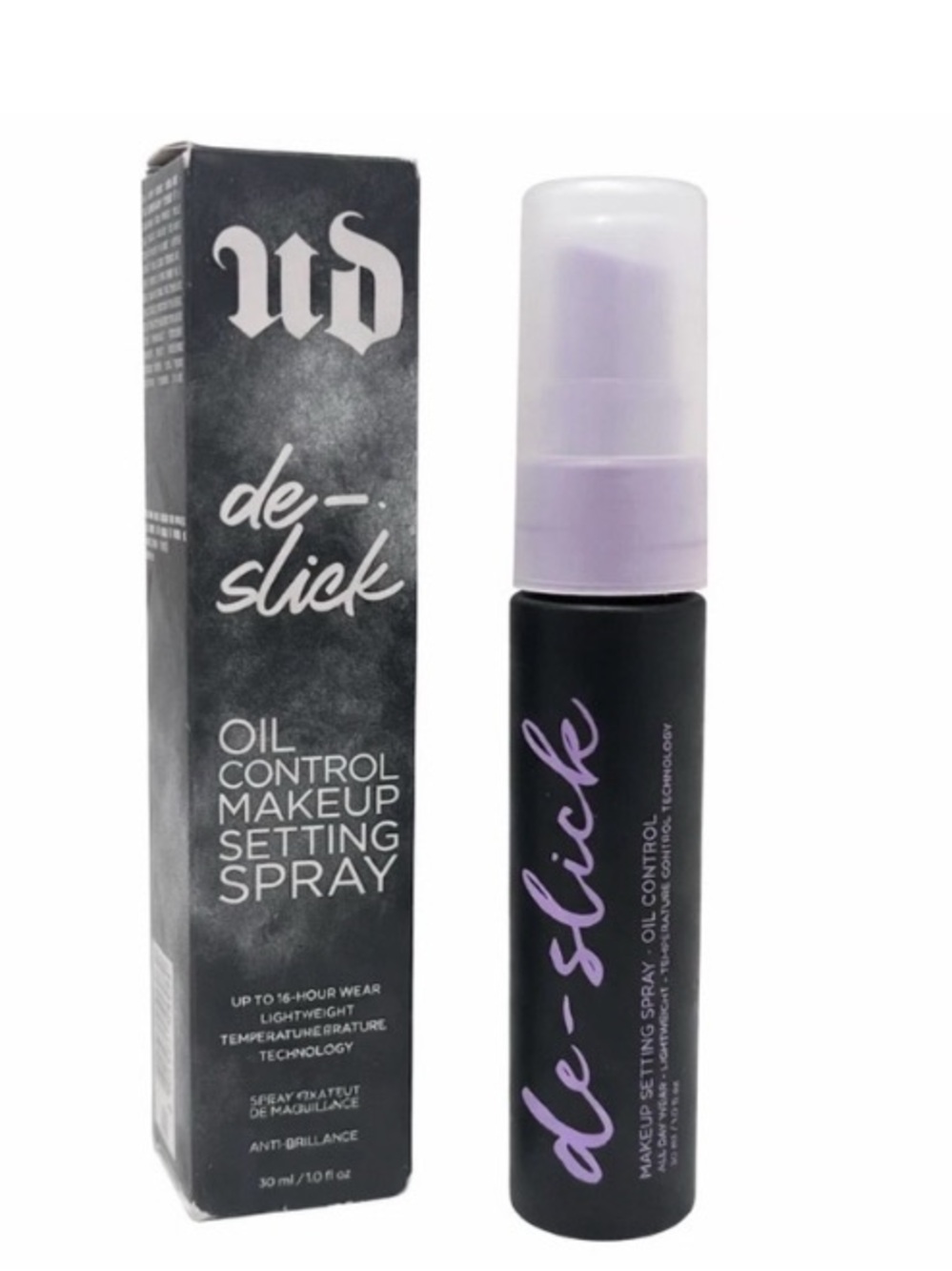 Urban Decay De-Slick Oil Control Makeup Setting Spray 1.0 fl oz New in Box